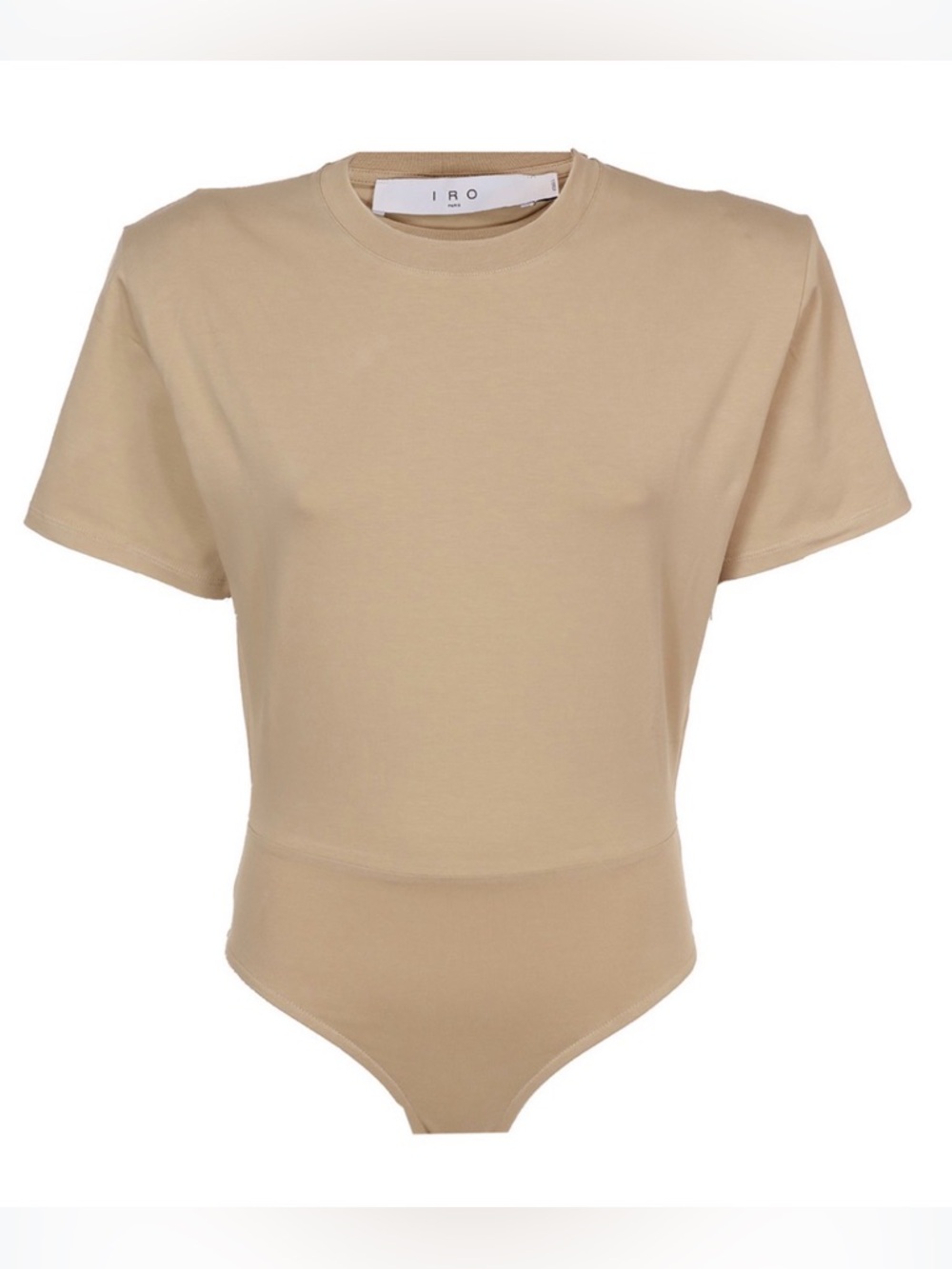 IRO PARIS Clayre bodysuit Tee with Shoulder Pad XS